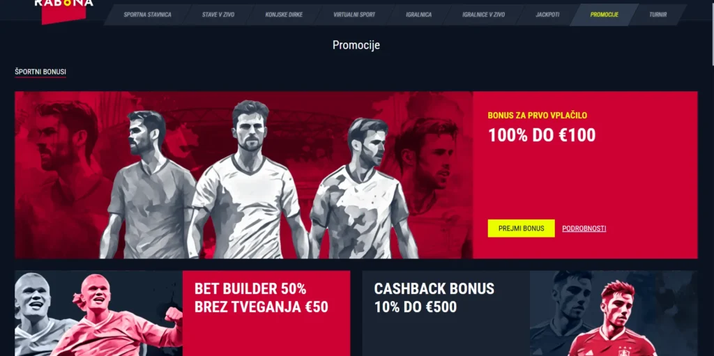 Bonusi in promocije